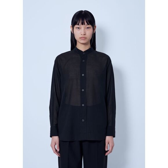 ISSEY MIYAKE Sweaters - Issey Miyake Women Sheer Wool Shirt